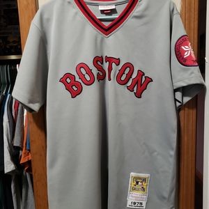 Carl Yastrzemski Mitchell and Ness Red Sox jersey